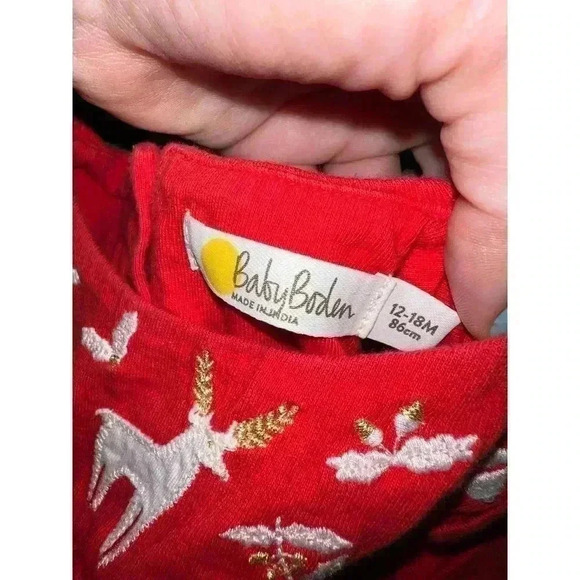 BABY BODEN CHIRSTMAS SIZE 12-18MONTHS 86CM - Picture 6 of 6